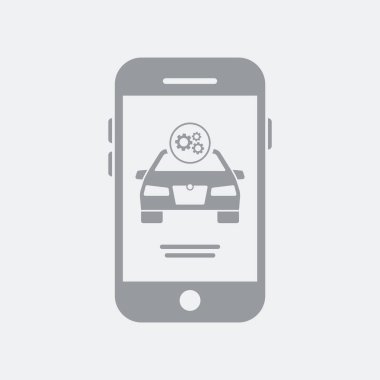 Düz ve izole vektör çizim simgesini minimal ve modern tasarımı ile