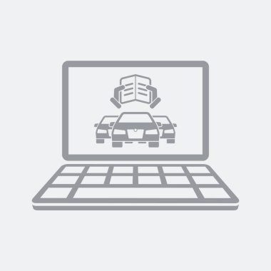 Düz ve izole vektör çizim simgesini minimal ve modern tasarımı ile