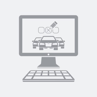 Düz ve izole vektör çizim simgesini minimal ve modern tasarımı ile