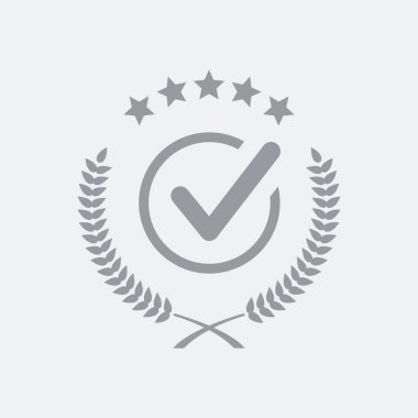 Düz ve izole vektör çizim simgesini minimal ve modern tasarımı ile