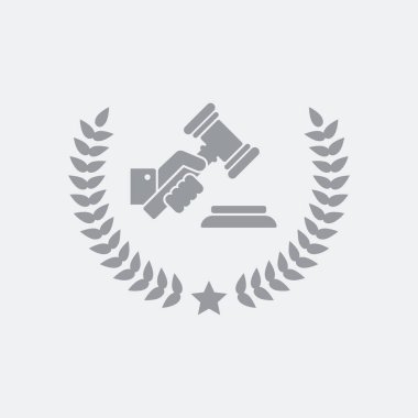 Düz ve izole vektör çizim simgesini minimal ve modern tasarımı ile