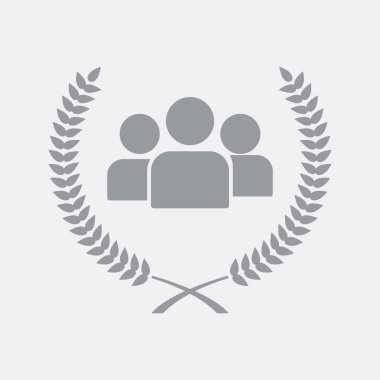 Düz ve izole vektör çizim simgesini minimal ve modern tasarımı ile