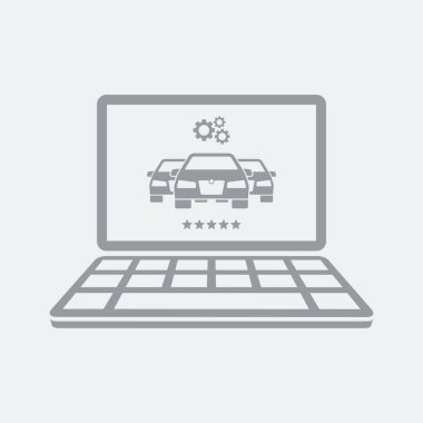 Düz ve izole vektör çizim simgesini minimal ve modern tasarımı ile