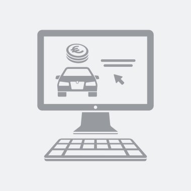 Düz ve izole vektör çizim simgesini minimal ve modern tasarımı ile