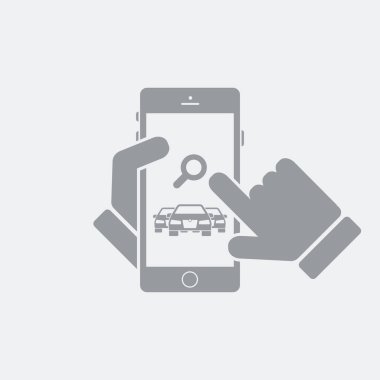 Düz ve izole vektör çizim simgesini minimal ve modern tasarımı ile