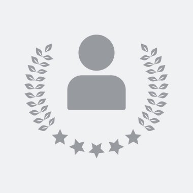 Düz ve izole vektör çizim simgesini minimal ve modern tasarımı ile