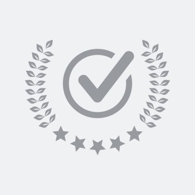 Düz ve izole vektör çizim simgesini minimal ve modern tasarımı ile