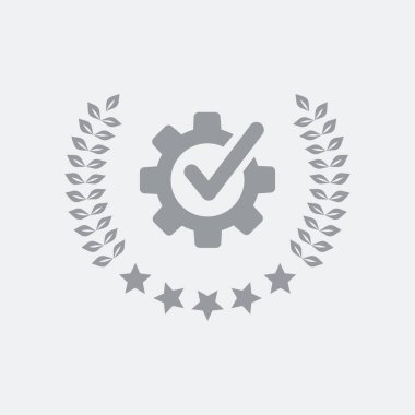 Düz ve izole vektör çizim simgesini minimal ve modern tasarımı ile