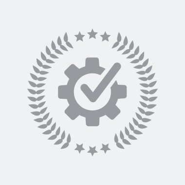 Düz ve izole vektör çizim simgesini minimal ve modern tasarımı ile