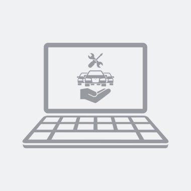 Düz ve izole vektör çizim simgesini minimal ve modern tasarımı ile