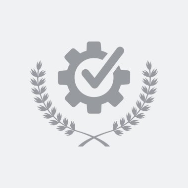 Düz ve izole vektör çizim simgesini minimal ve modern tasarımı ile