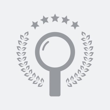 Düz ve izole vektör çizim simgesini minimal ve modern tasarımı ile