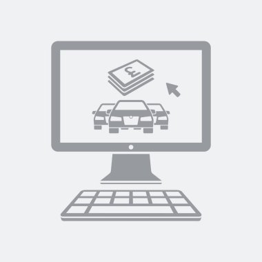 Düz ve izole vektör çizim simgesini minimal ve modern tasarımı ile