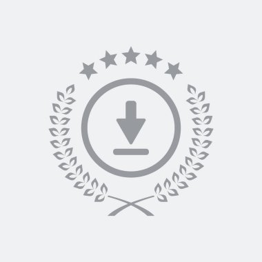 Düz ve izole vektör çizim simgesini minimal ve modern tasarımı ile