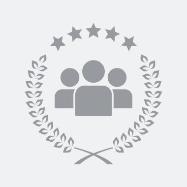 Düz ve izole vektör çizim simgesini minimal ve modern tasarımı ile