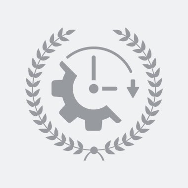 Düz ve izole vektör çizim simgesini minimal ve modern tasarımı ile