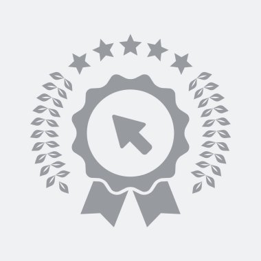 Düz ve izole vektör çizim simgesini minimal ve modern tasarımı ile