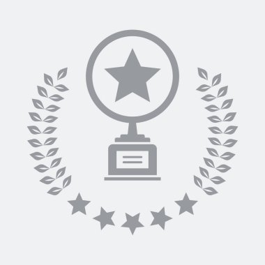 Düz ve izole vektör çizim simgesini minimal ve modern tasarımı ile