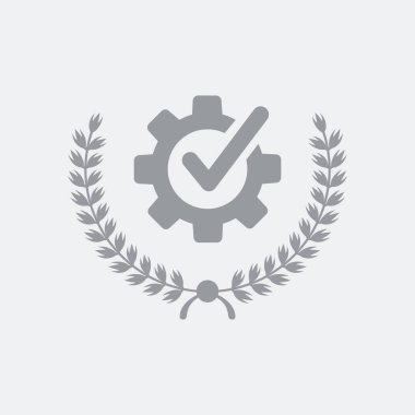 Düz ve izole vektör çizim simgesini minimal ve modern tasarımı ile