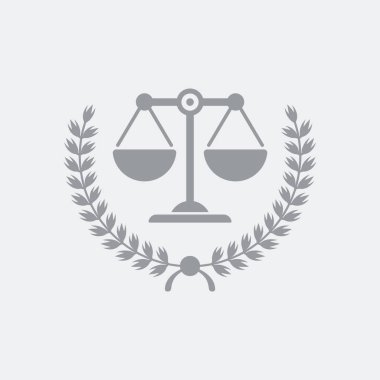 Düz ve izole vektör çizim simgesini minimal ve modern tasarımı ile