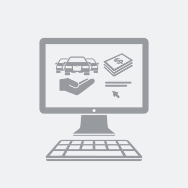 Düz ve izole vektör çizim simgesini minimal ve modern tasarımı ile