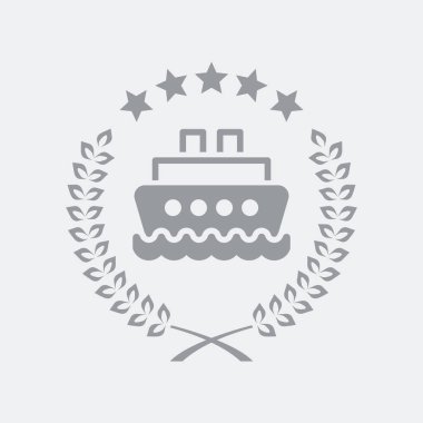 Düz ve izole vektör çizim simgesini minimal ve modern tasarımı ile