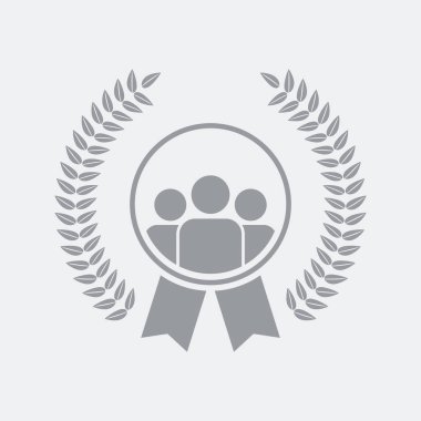 Düz ve izole vektör çizim simgesini minimal ve modern tasarımı ile