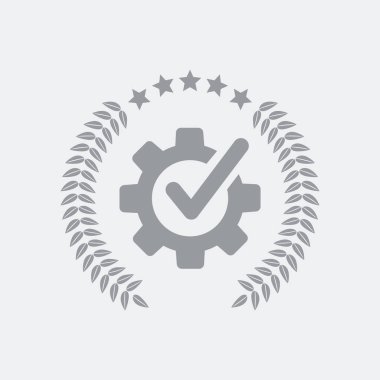 Düz ve izole vektör çizim simgesini minimal ve modern tasarımı ile