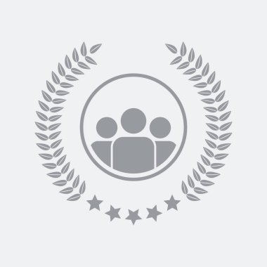 Düz ve izole vektör çizim simgesini minimal ve modern tasarımı ile