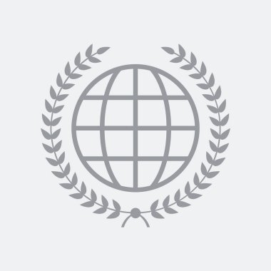 Düz ve izole vektör çizim simgesini minimal ve modern tasarımı ile