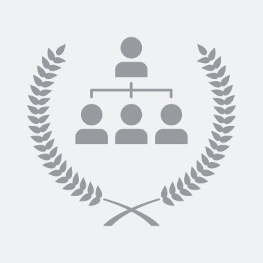 Düz ve izole vektör çizim simgesini minimal ve modern tasarımı ile