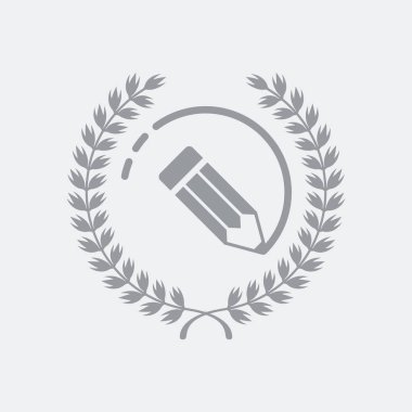 Düz ve izole vektör çizim simgesini minimal ve modern tasarımı ile