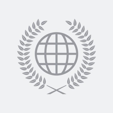 Düz ve izole vektör çizim simgesini minimal ve modern tasarımı ile