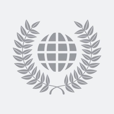 Düz ve izole vektör çizim simgesini minimal ve modern tasarımı ile