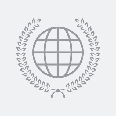 Düz ve izole vektör çizim simgesini minimal ve modern tasarımı ile