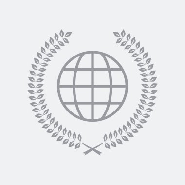 Düz ve izole vektör çizim simgesini minimal ve modern tasarımı ile