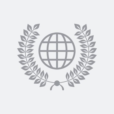 Düz ve izole vektör çizim simgesini minimal ve modern tasarımı ile