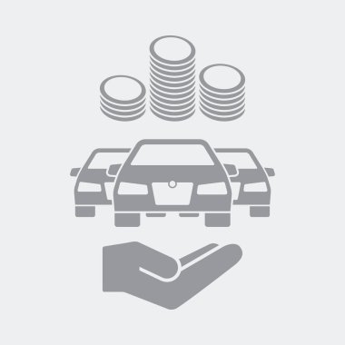 Düz ve izole vektör çizim simgesini minimal ve modern tasarımı ile