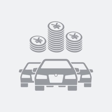 Düz ve izole vektör çizim simgesini minimal ve modern tasarımı ile