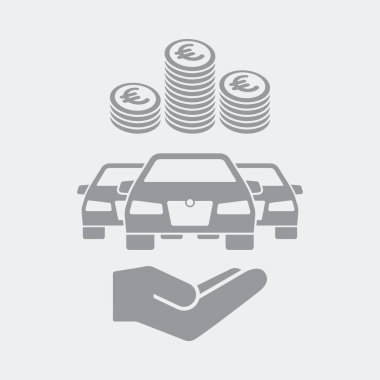 Düz ve izole vektör çizim simgesini minimal ve modern tasarımı ile