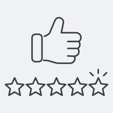 Düz ve izole vektör çizim simgesini minimal ve modern tasarımı ile