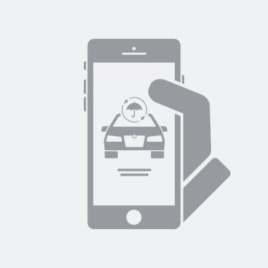 Düz ve izole vektör çizim simgesini minimal ve modern tasarımı ile