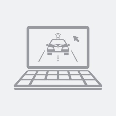 Düz ve izole vektör çizim simgesini minimal ve modern tasarımı ile