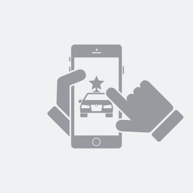 Düz ve izole vektör çizim simgesini minimal ve modern tasarımı ile