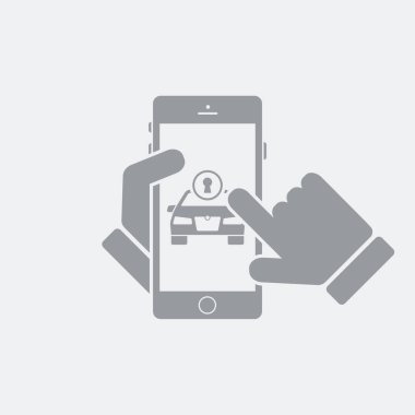 Düz ve izole vektör çizim simgesini minimal ve modern tasarımı ile