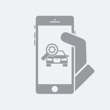 Düz ve izole vektör çizim simgesini minimal ve modern tasarımı ile