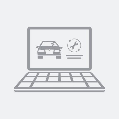 Düz ve izole vektör çizim simgesini minimal ve modern tasarımı ile