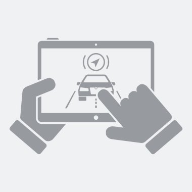 Düz ve izole vektör çizim simgesini minimal ve modern tasarımı ile