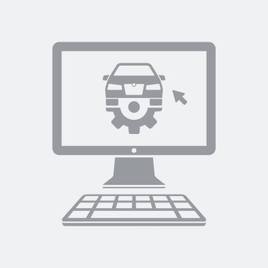 Düz ve izole vektör çizim simgesini minimal ve modern tasarımı ile