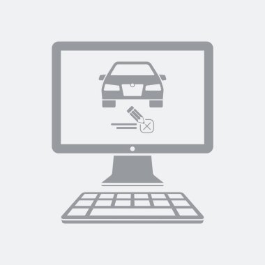 Düz ve izole vektör çizim simgesini minimal ve modern tasarımı ile